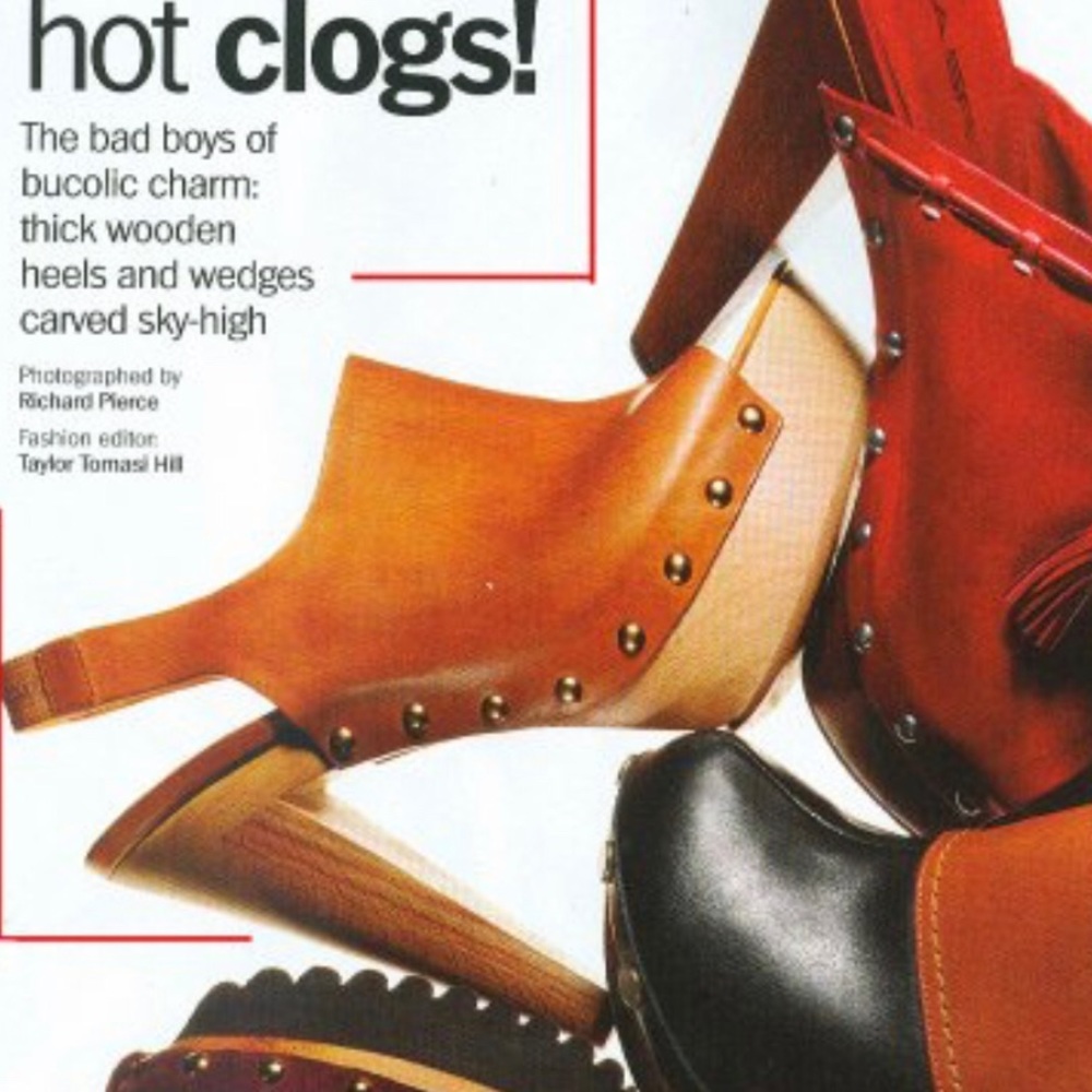 Michael Kors in cognac with studs and stacked heels - Picture 2 of 14